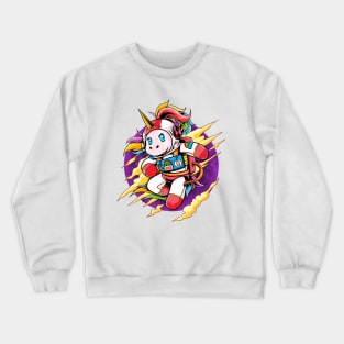 Unicorn Astronaut Crewneck Sweatshirt